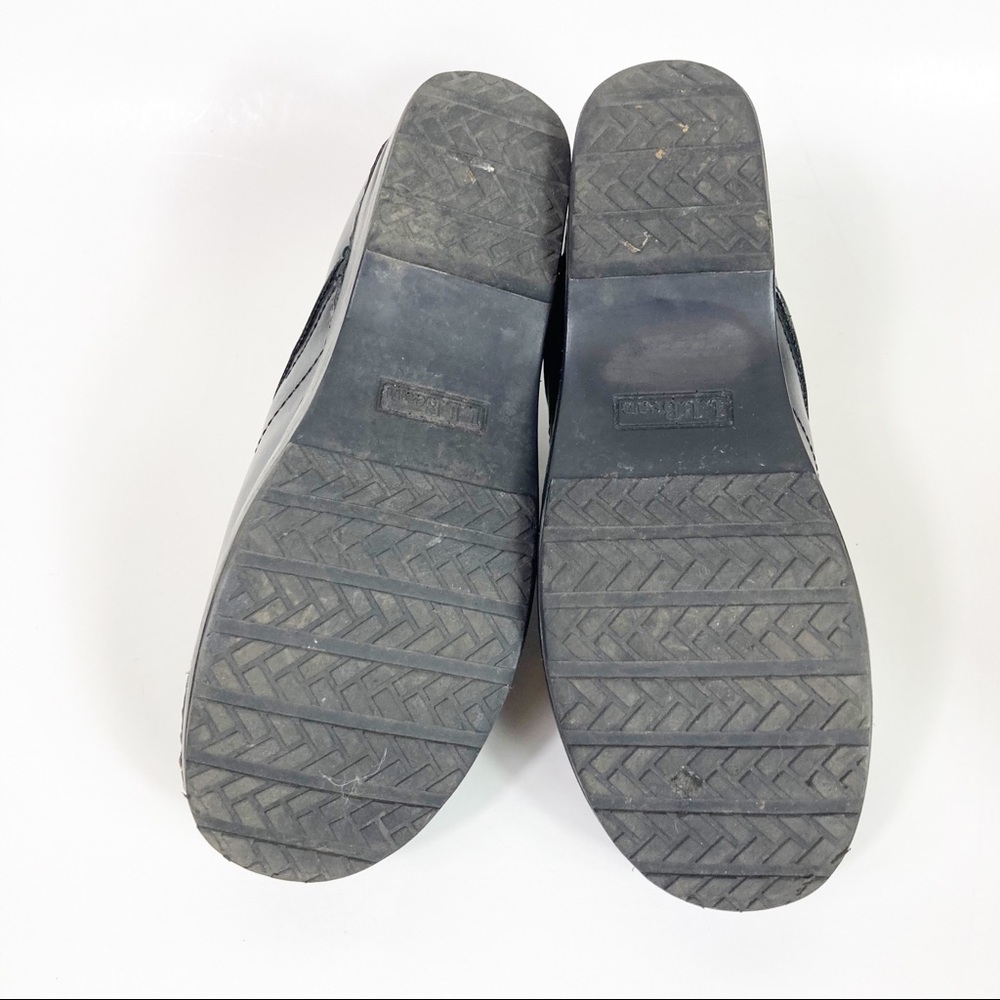 LL Bean Black Leather Clogs Professional Nursing_11